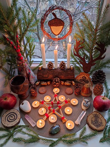 Altar de Yule