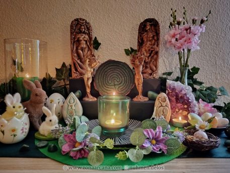 Guía para crear un altar de Ostara