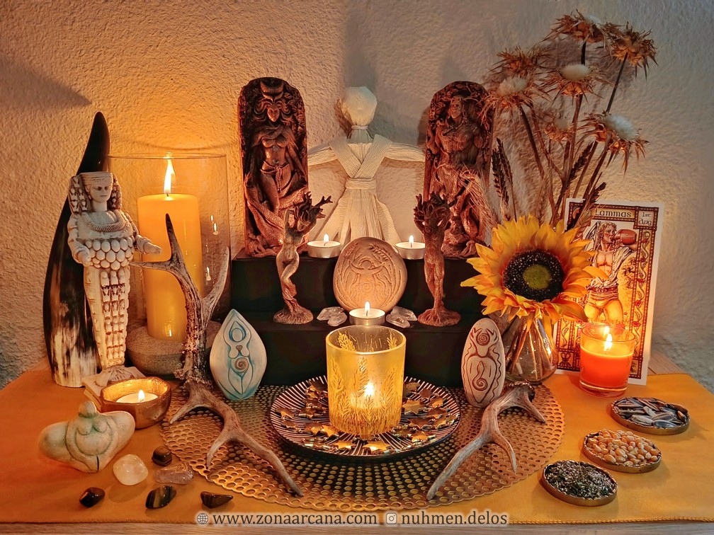 Altar de Nuhmen de Lammas 2025