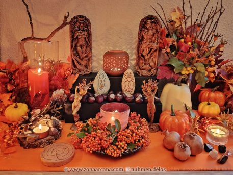 Guía para crear un altar de Mabon
