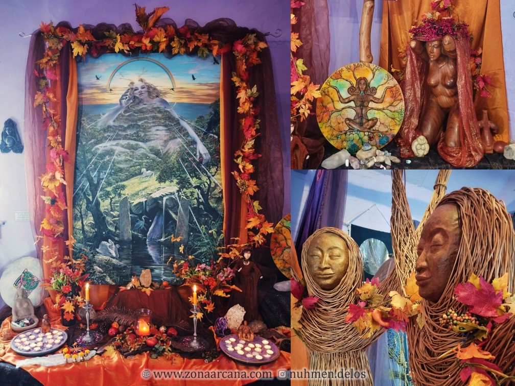 Altar de Mabon del Glastonbury Goddess Temple